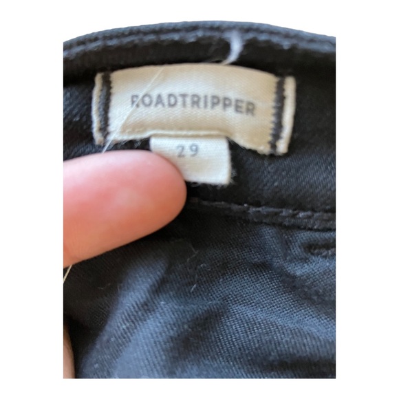 Madewell Roadtripper Black Denim Jeans Women Size 29 - Picture 5 of 6